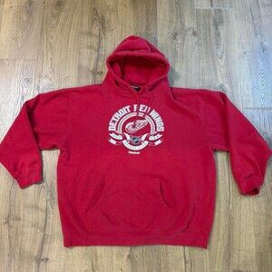 Reebok Men's Red Hoodie